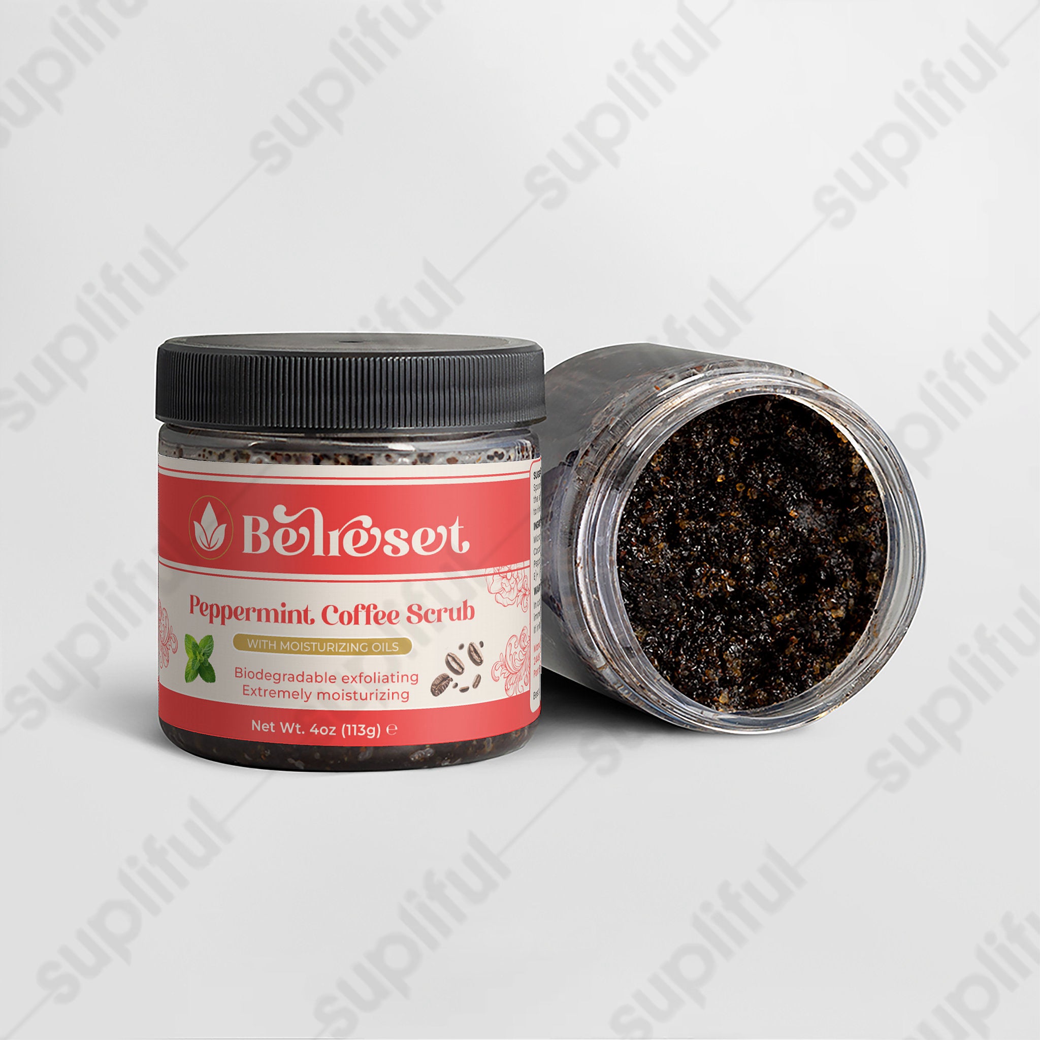 Peppermint Coffee Scrub