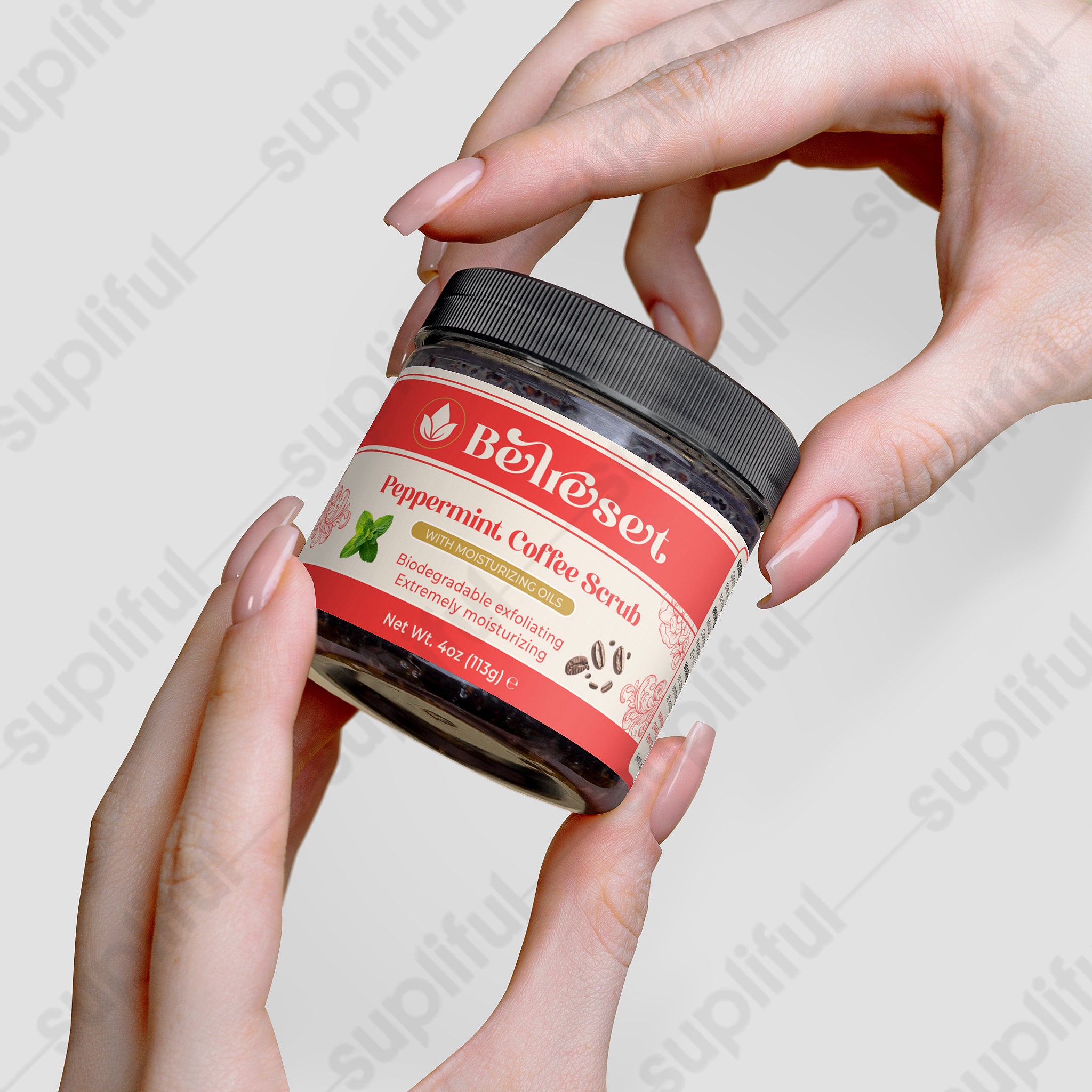 Peppermint Coffee Scrub