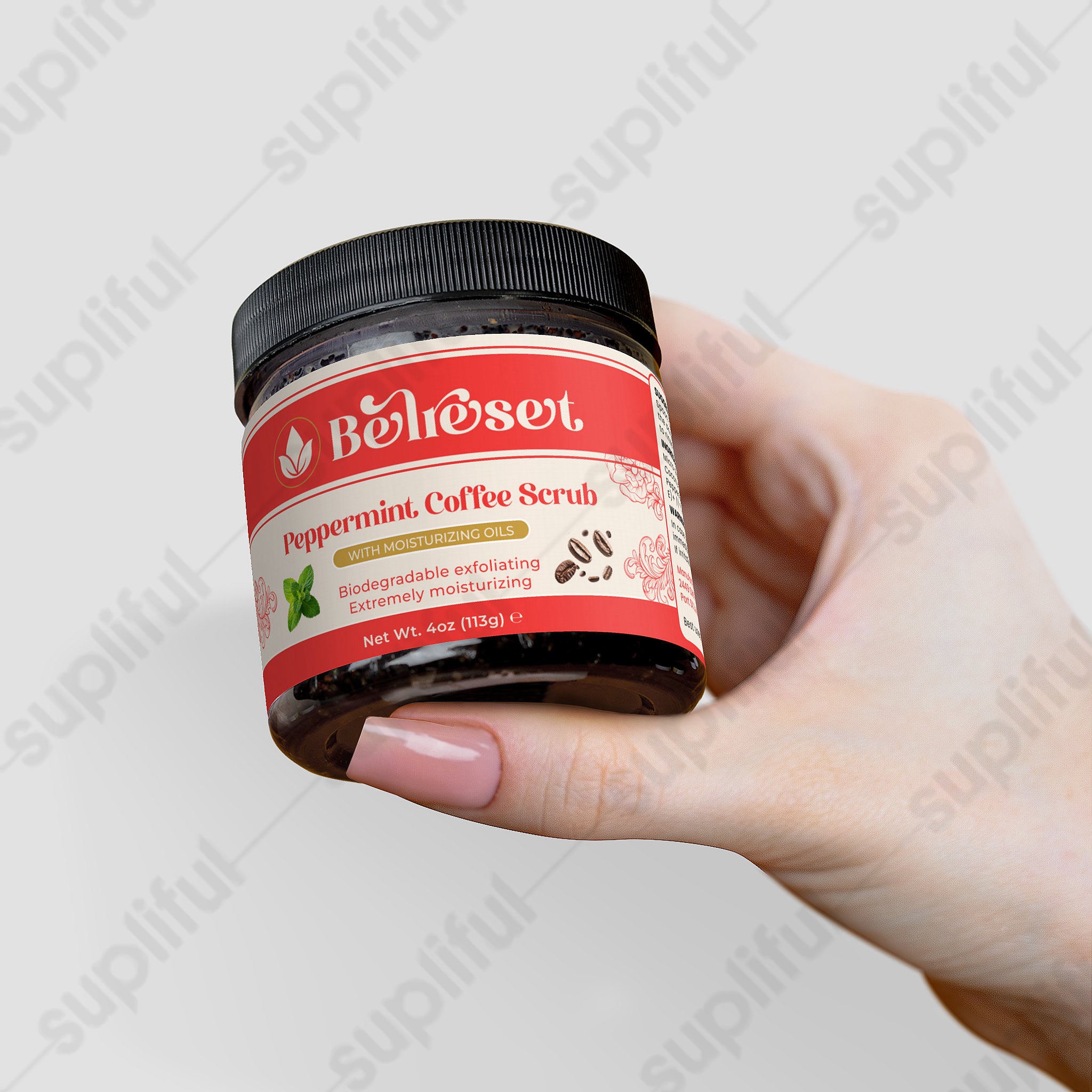 Peppermint Coffee Scrub