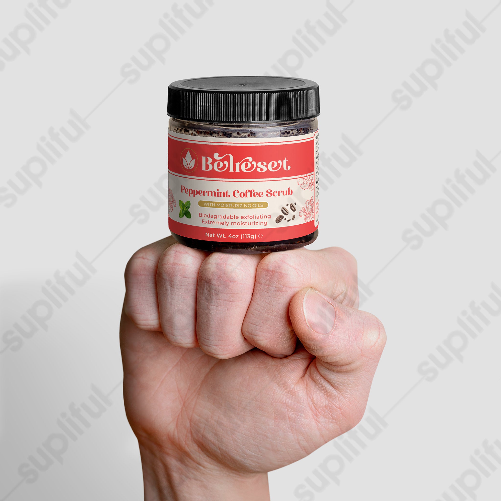 Peppermint Coffee Scrub
