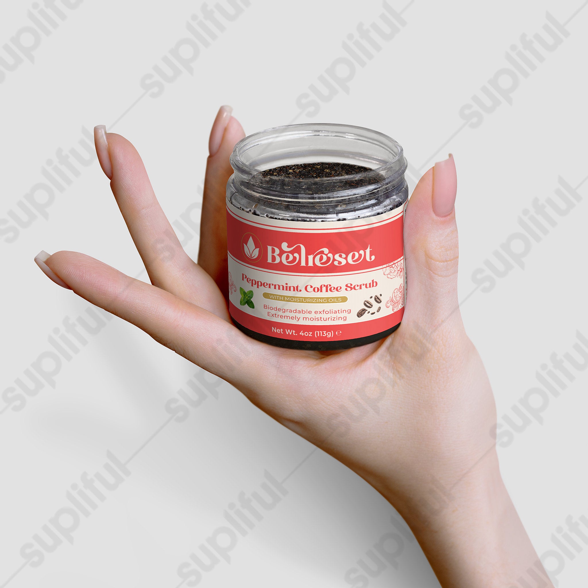 Peppermint Coffee Scrub