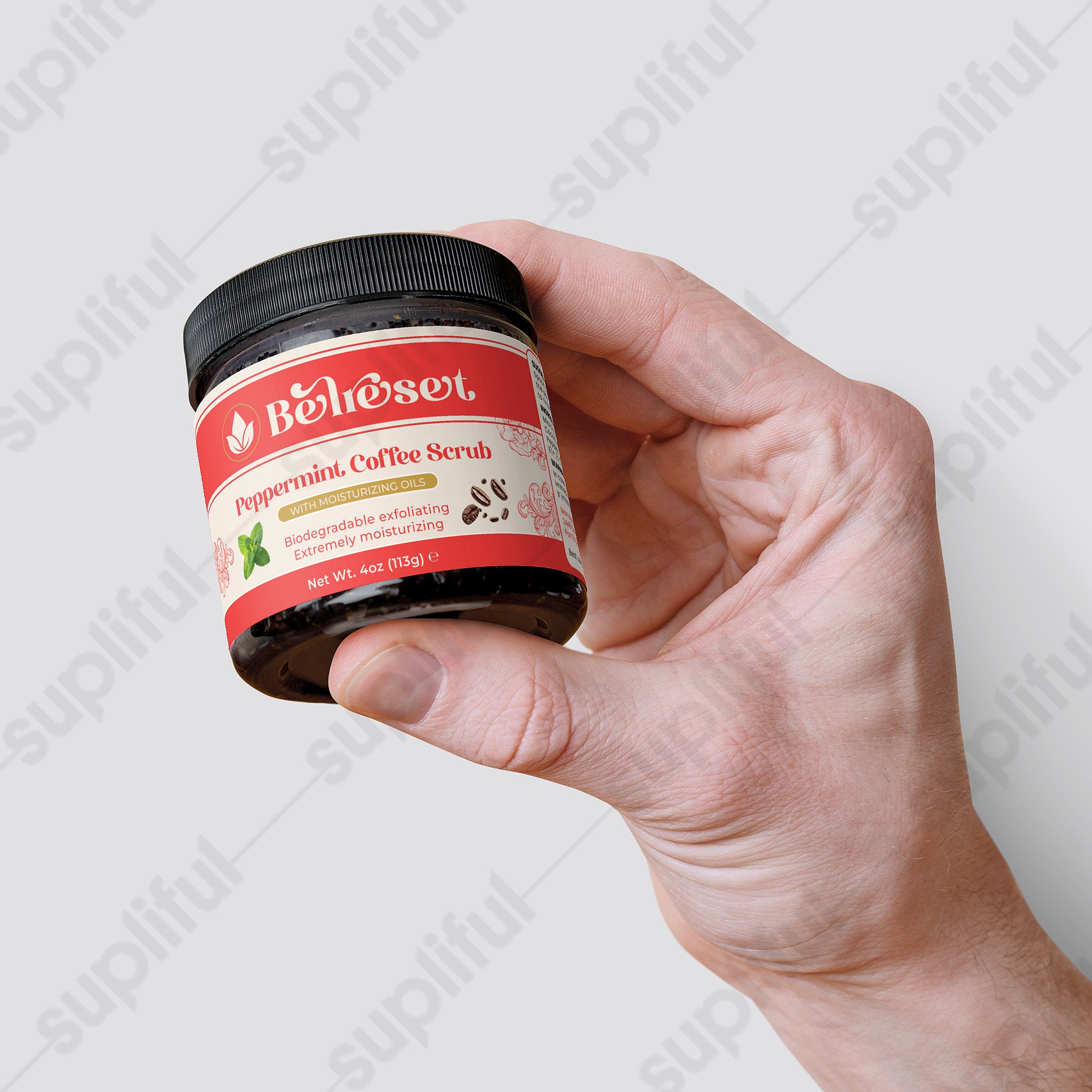 Peppermint Coffee Scrub